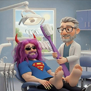 סטרפטי מלך החיידקים מבקר במרפאת השיניים - ד"ר גיא וולפין